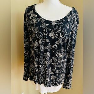 JJill Layered Shirt. Good Used Condition.